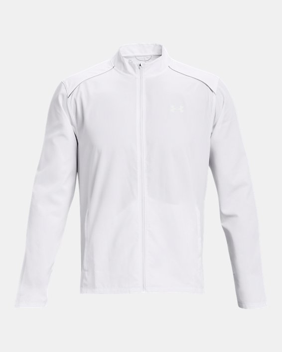 Men's UA Launch Jacket in White image number 8